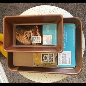 rose gold baking pans